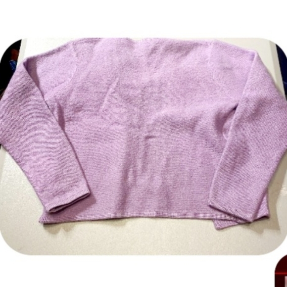 Vintage Pendleton Grandmacore Lilac Lavender Purple Single Button Wool Cardigan - Picture 3 of 10